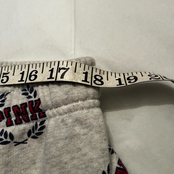 Victoria's Secret Pink Pullover Crest Logo + Matching Sweatpants Top M Bottom L - Picture 10 of 12